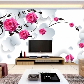 FL006 3D glass & wall decal