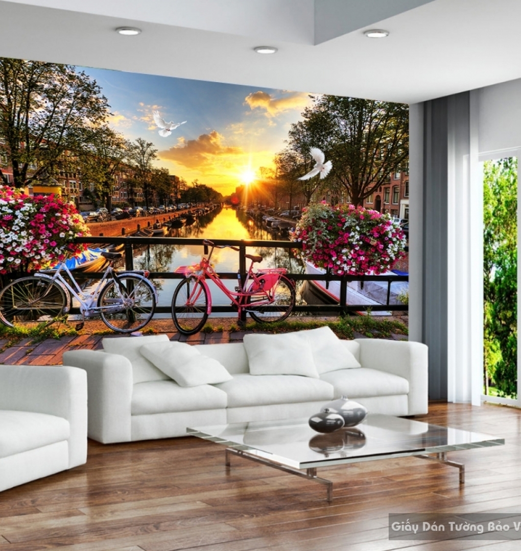 Wall decal & 3D glass Fm042