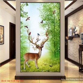 Double sided glass painting K240mn