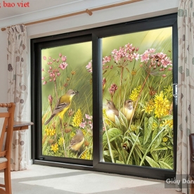 2-sided glass stickers k239