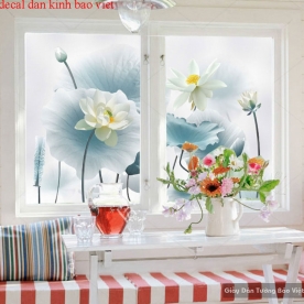 Seh198 double sided glass sticker