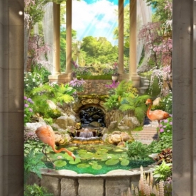 3D glass painting k174