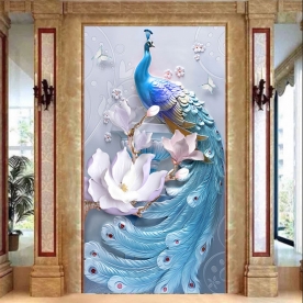 Feng shui 3d glass paintings k222