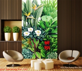 3D glass paintings tropical k228