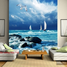 Paintings of sea glass K071