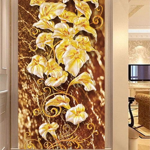 Double sided glass painting k232