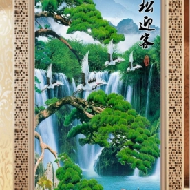 Glass picture painted glass v046