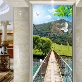 Painting glass walkway v028