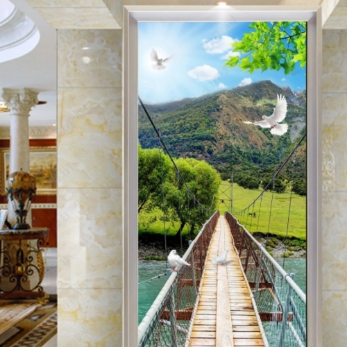 Painting glass walkway v028