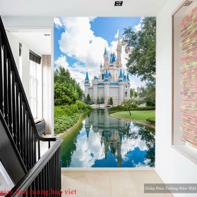 Painting glass landscape K209