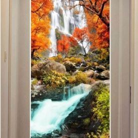 Glass paintings of natural landscapes v030