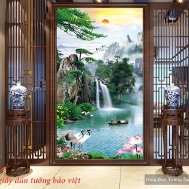 Feng shui glass paintings k194