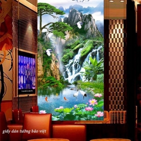 Feng shui glass paintings k195
