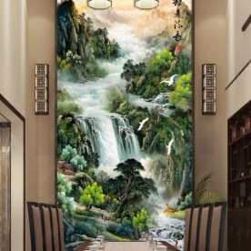 Painting glass 3d glass painting v077