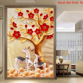 Decal glass 2-sided 3d k294