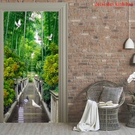 Decal glass 3d stickers k271