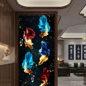 Decal glass 3d stickers k296