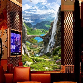 Decal glass stickers k277