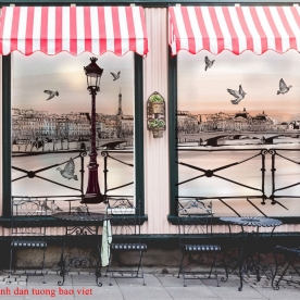 Decal glass paste 2 sides me084