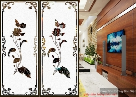 Art decal glass decal stickers for living room art022