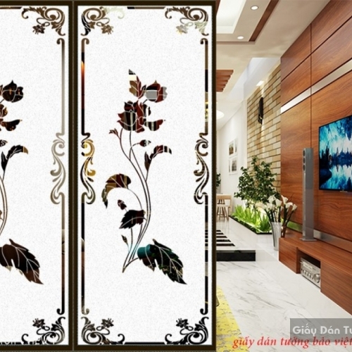 Art decal glass decal stickers for living room art022