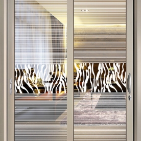 Decal glass023 art glass stickers