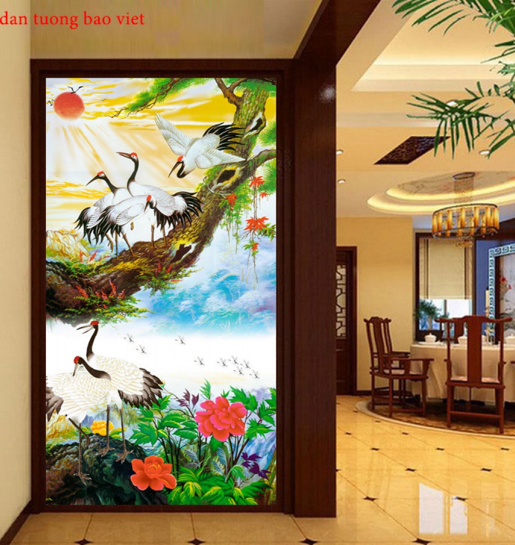 Feng shui decal stickers glass k273