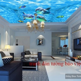 3D paintings on the ceiling S100