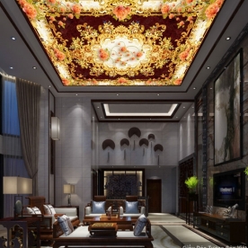 3d ceiling paintings d166