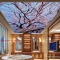 Paintings of the ceiling of peach trees C067