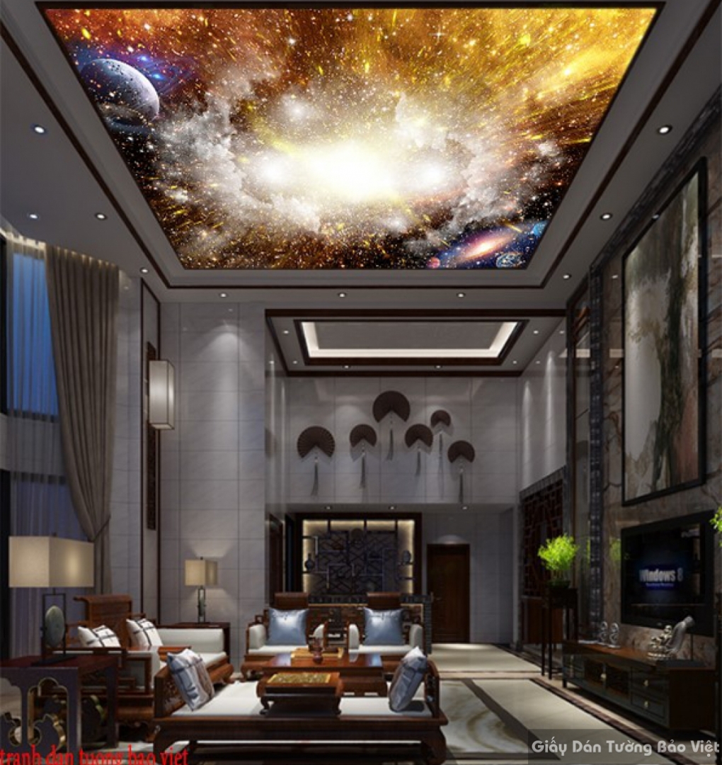 Galaxy ceiling paintings C136