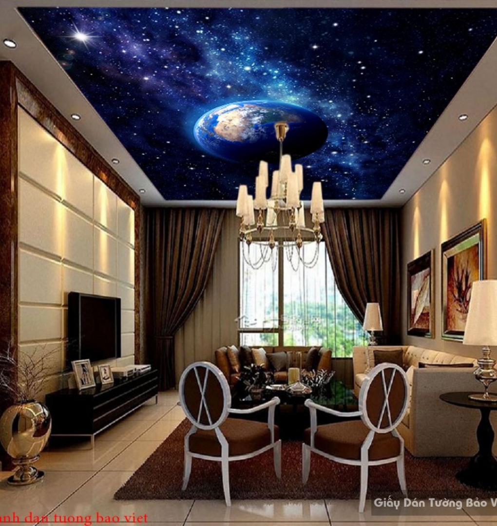 Galaxy ceiling paintings C137