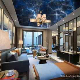Galaxy ceiling paintings d220