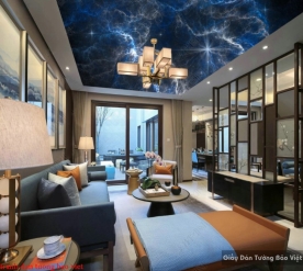 Galaxy ceiling paintings d220