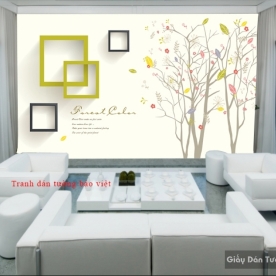 3D beautiful wall paintings 3D-058