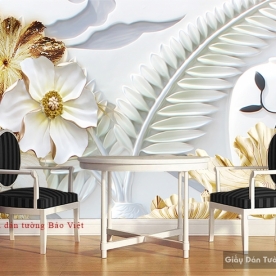 Beautiful 3D wall paintings H142