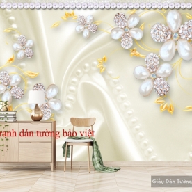3D wall paintings of imitation pearl FL073