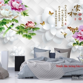 3D wall paintings of imitation pearl FL095