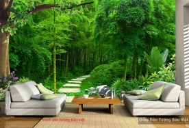 3D wall paintings of landscape Tr220