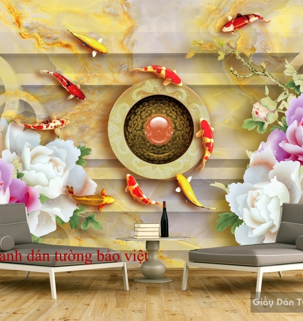 3D feng shui wall paintings FL072
