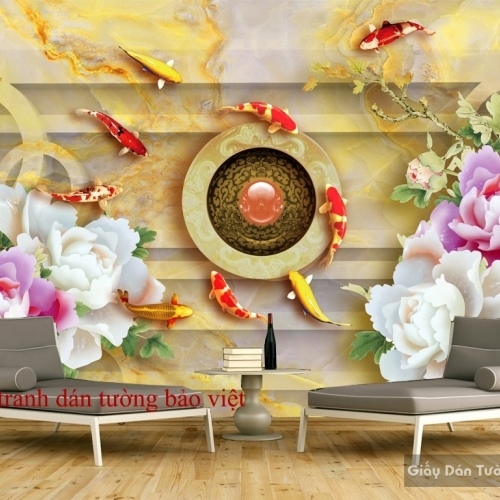 3D feng shui wall paintings FL072