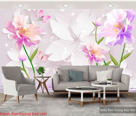 3D wall paintings of imitation pearl FL135