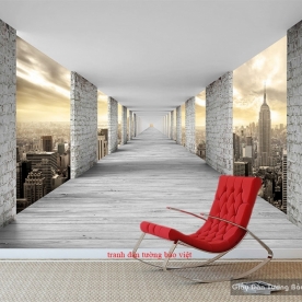 Wall paintings of 3D-073 city
