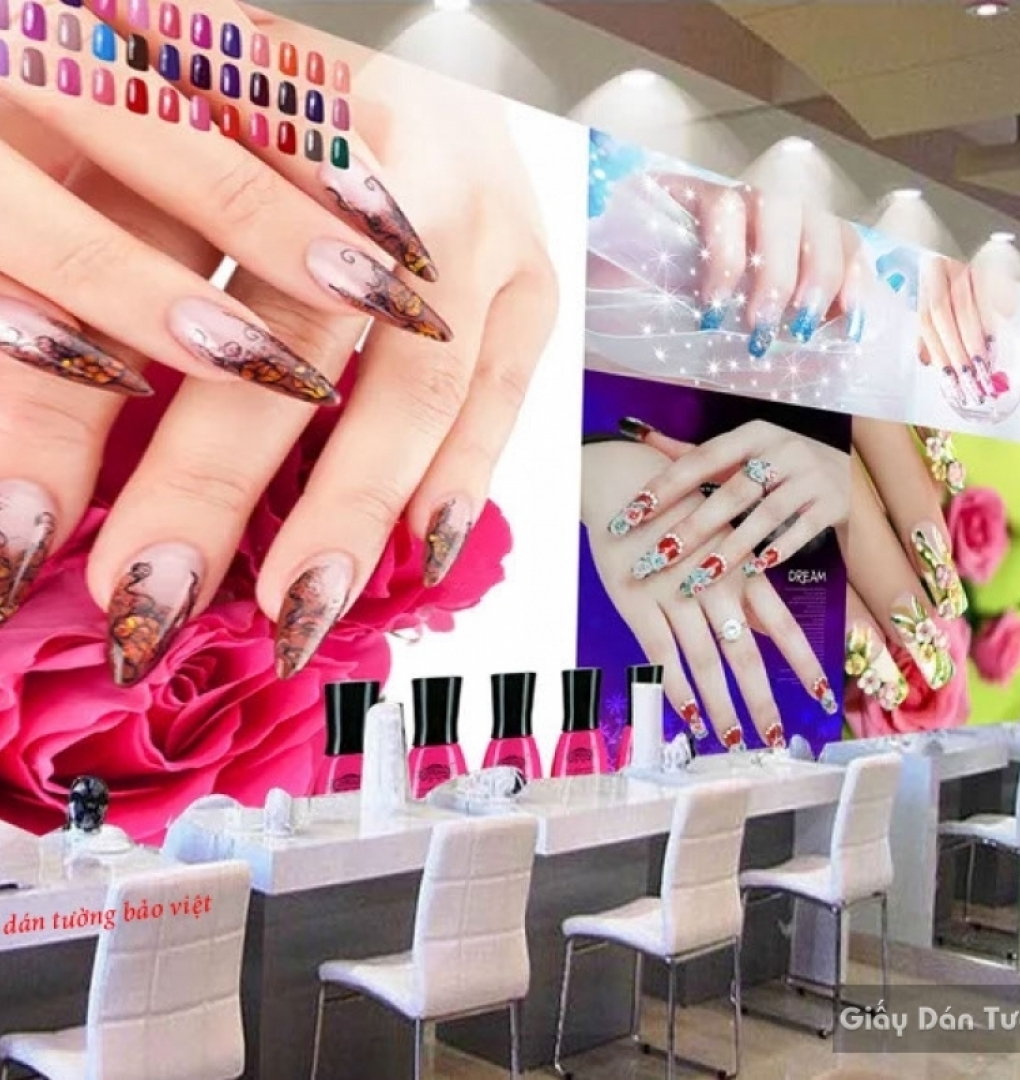 Wall paintings for nail salons d126