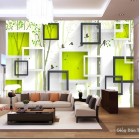Beautiful wall paintings 3D-060