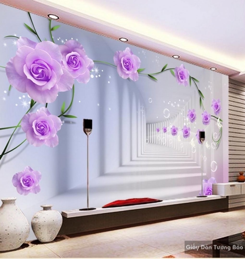 3d wall paintings of flowers 13198635