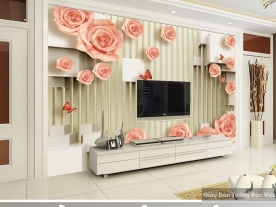 3d wall paintings of flowers 15866212