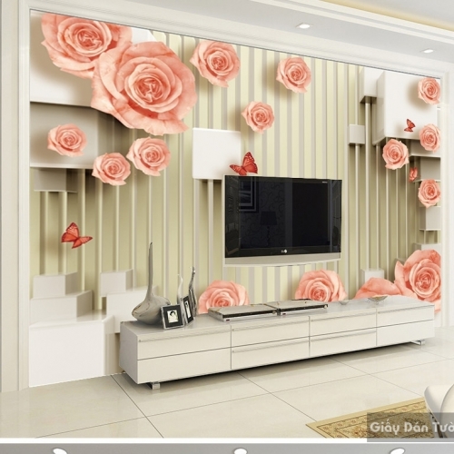 3d wall paintings of flowers 15866212