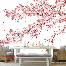 Wallpaper art cherry blossoms Art007
