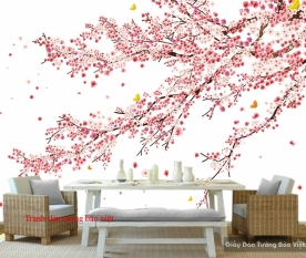 Wallpaper art cherry blossoms Art007